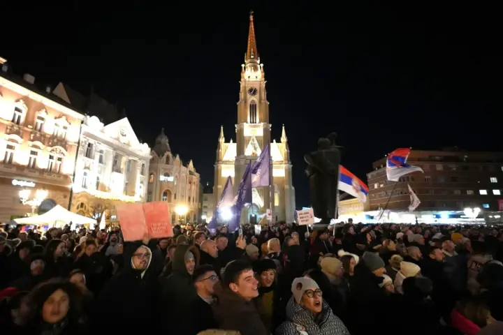 В Сербии тысячи студентов вышли на протесты против коррупции и правительства Вучича