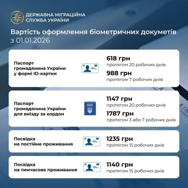 В Україні зросла вартість оформлення паспортів. Як змінилися ціни