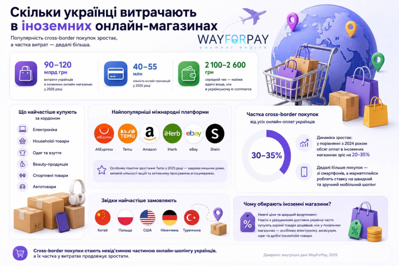 Українці дедалі більше купують за кордоном: скільки витратили на AliExpress, Temu та Amazon